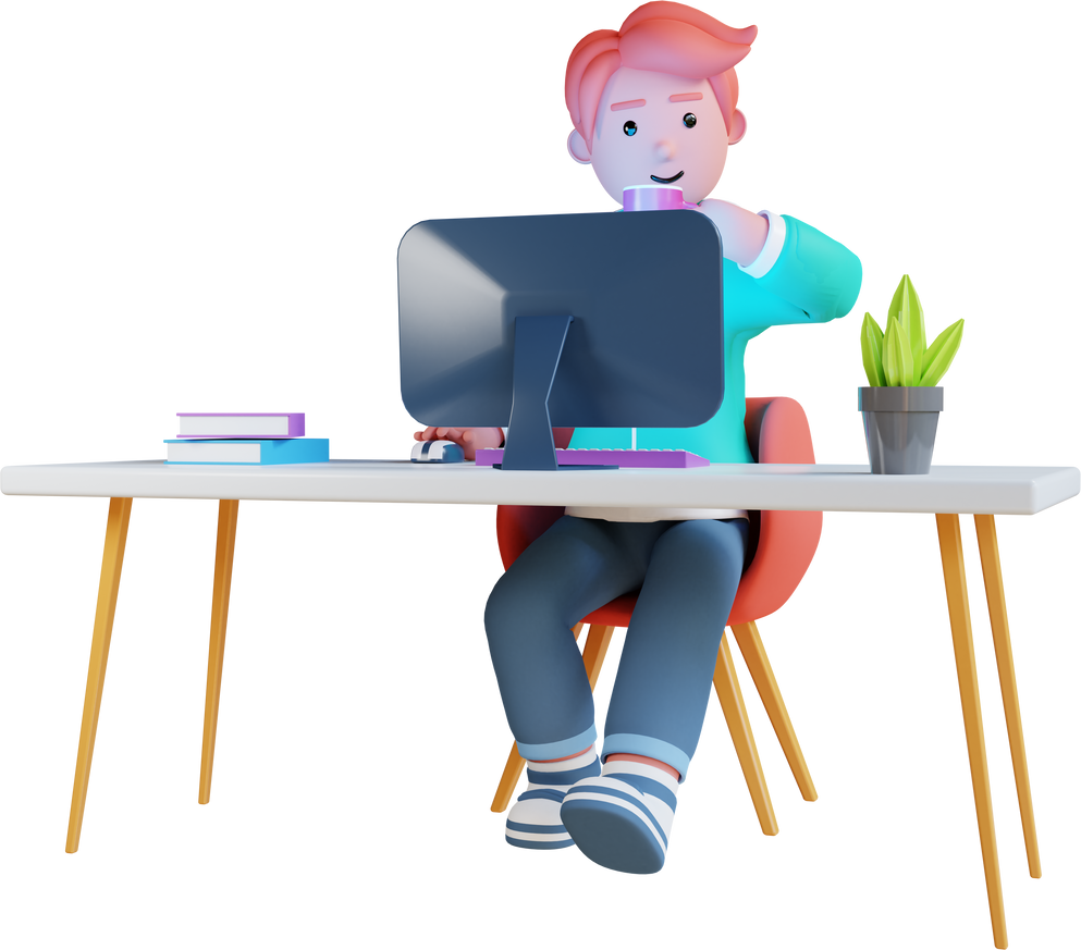 Freelancer with a Computer